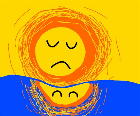 Sad Sun - Drawception