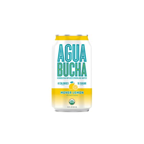 Agua Bucha Lemon Meyer Og 12oz Orgánica Store Panamá