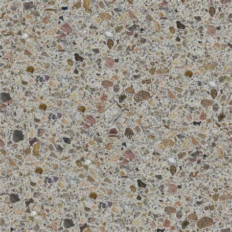 Exposed Aggregate Concrete Pbr Texture Seamless 21764