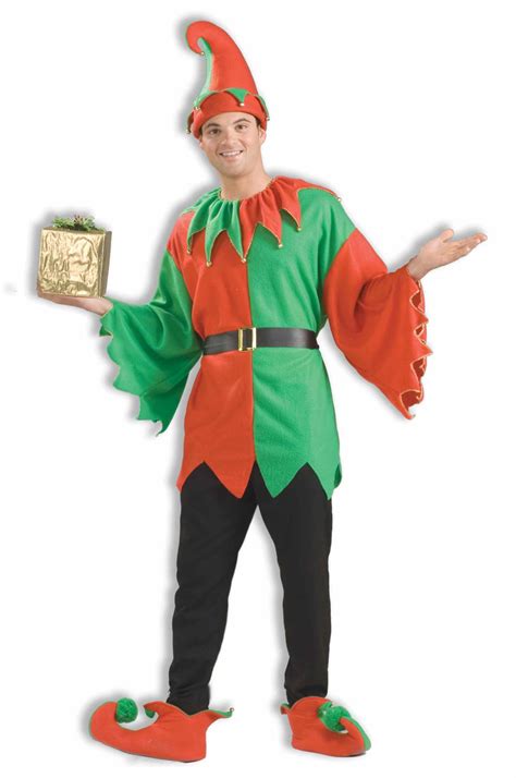 Adult Santas Helper Unisex Elf Costume 39 99 The Costume Land