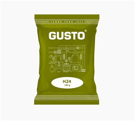 Сухие турбо дрожжи для браги GUSTO (H24 185гр) купить в интернет ...