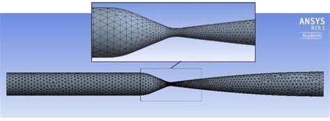 Computational Mesh Using The Example Of Logarithmic Primary Flow