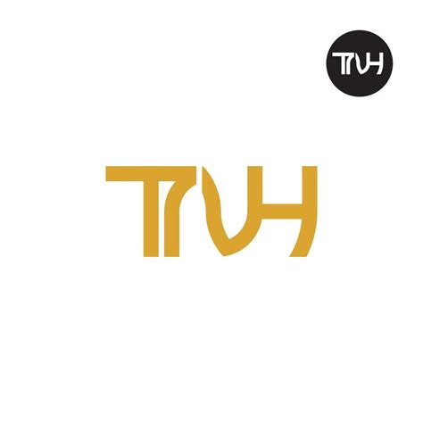 Letter TNH Monogram Logo Design 35389370 Vector Art at Vecteezy