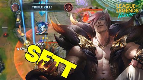 Wild Rift Sett Montage Best Sett Plays Lol Wild Rift Montage Youtube