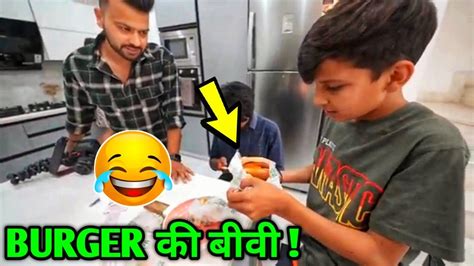 Piyush के आलू टिक्की Burger में पाया गया टमाटर 😂🤣 Piyush Joshi Thug