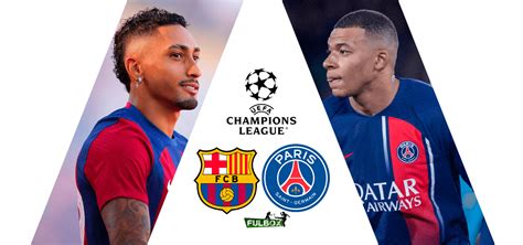 Barcelona vs PSG EN VIVO Hora Canal Dónde ver Cuartos de Final