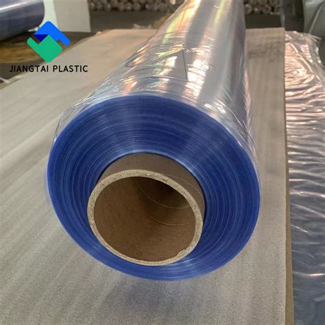 Jiangtai Plastic Transparent PVC Flexible Soft Film Hardness For