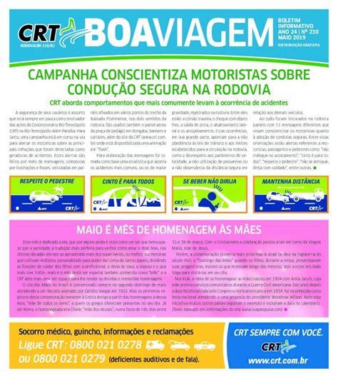 PDF CAMPANHA CONSCIENTIZA MOTORISTAS SOBRE CRT Boa Forma De