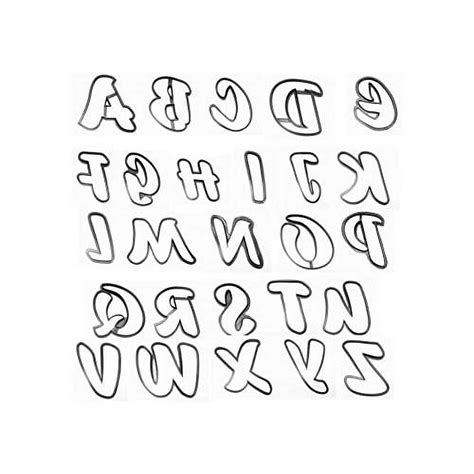 How To Draw Bubble Letters A Z