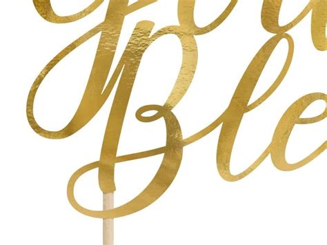 Metallic Gold God Bless Cake Topper Communion Cake Topper Communion