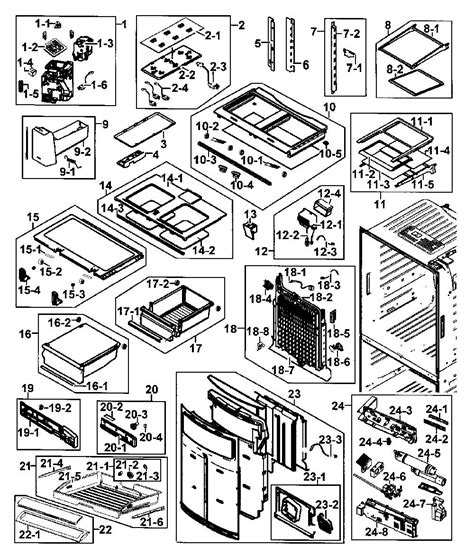 Samsung Rf263beaesraa Replacement Parts Oem