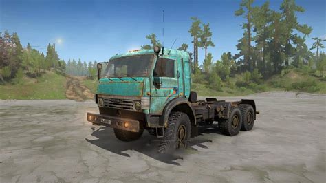 KamAZ 53504 Timber Truck V1 0 MudRunner SnowRunner Spintires