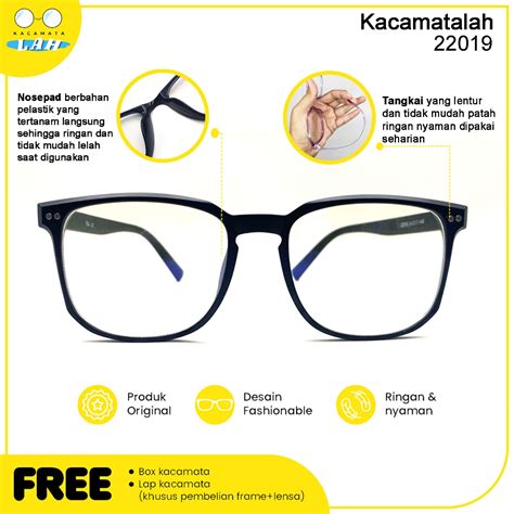 Jual Frame Kacamata Lentur Anti Radiasi Pria Wanita Photochromic