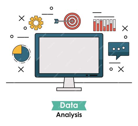 Premium Vector Data Analysis Elements Concept