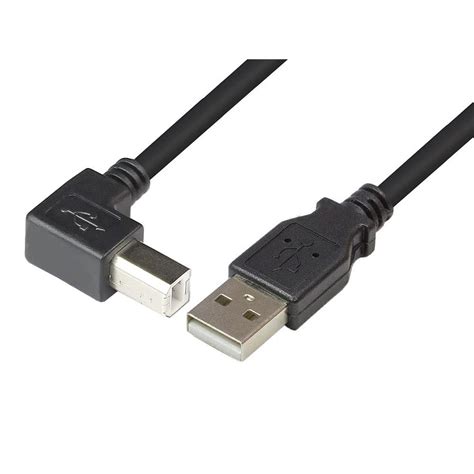 Usb 2 0 Cable A Male B Male Angled 3m Usb Cables And Adapters Usb Pc And Mobile