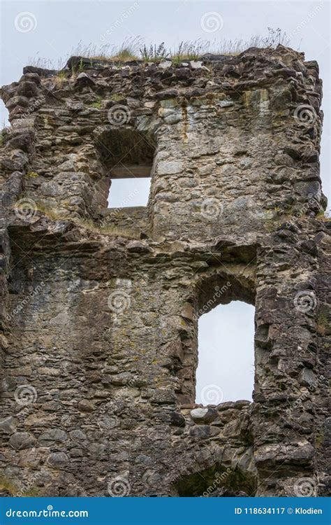 Castle Invergarry Ruins in Highlands, Scotland. Stock Image - Image of ...