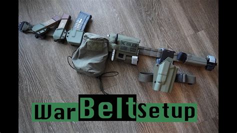 War Belt Setup Youtube