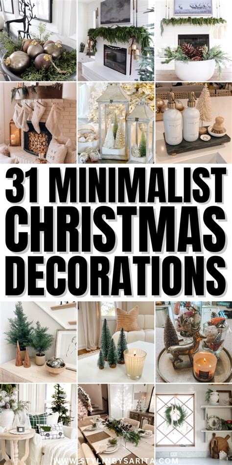 31 INDOOR MINIMALIST CHRISTMAS DECORATIONS - Stylin by Sarita