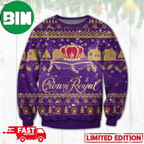 Crown Royal Ver 3 Ugly Christmas Sweater For Men And Women Binteez