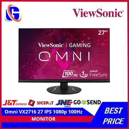 Jual Monitor Led Viewsonic Omni Vx Ips P Hz Ms Speaker