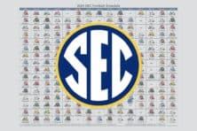 2024 SEC Football Helmet Schedule