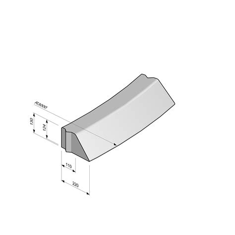 Highway Kerb Splay Radius External X M Radius