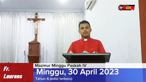 Mazmur Tanggapan Minggu 30 April 2023 Minggu Paskah Iv Tahun A