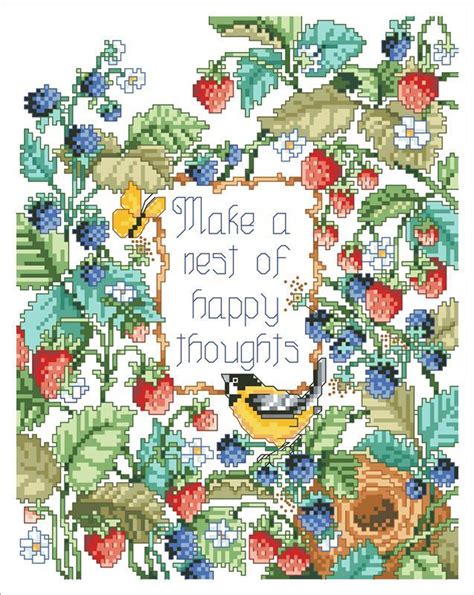 Make A Nest Cross Stitch Pattern