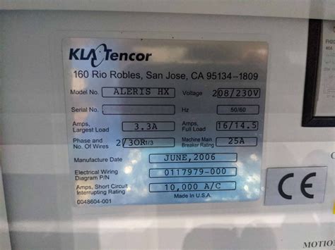 Kla Tencor Aleris Hx Wafer Tester Used For Sale Price