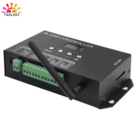 Controlador LED De Pixel Art Net DMX512 SPI H807SA 8CH WS2812B WS2811