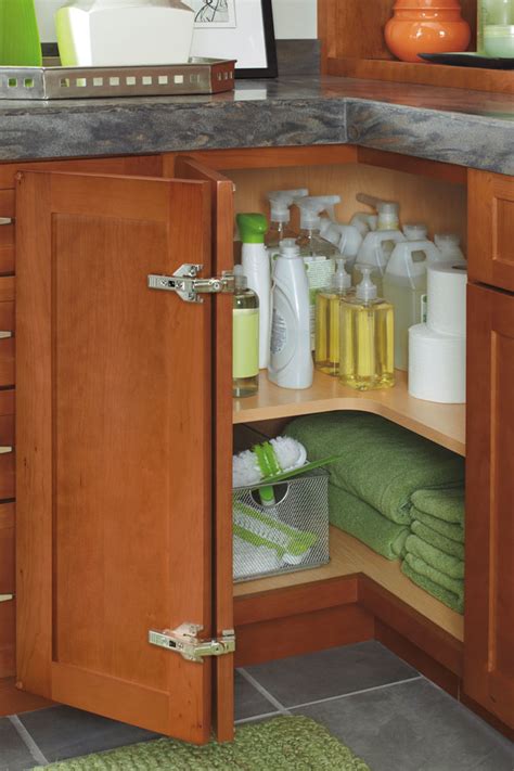 Easy Reach Vanity Base Cabinet Organization Kemper Cabinets