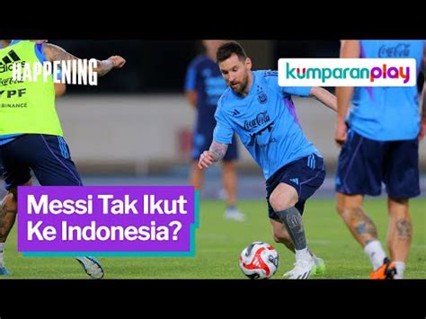 FIFA Matchday 19 Juni Indonesia Melawan Argentina Tak Akan Disertai