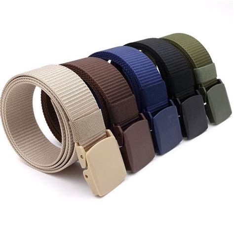 Ceinture Militaire En Nylon Pour Homme Et Femme Ajustable Taille