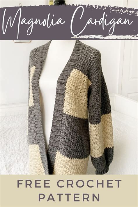 Long Striped Crochet Cardigan Pattern Artofit