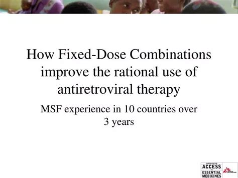 Ppt How Fixed Dose Combinations Improve The Rational Use Of