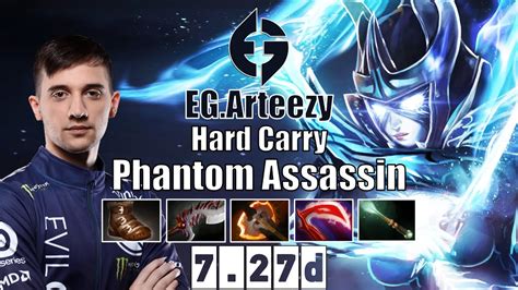 Phantom Assassin EG Arteezy Hard Carry Phantom Assassin 7 27d