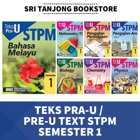 ST SASBADI Buku Latihan Buku Rujukan 2024 Teks Pra U STPM Semester