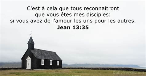 28 Octobre 2023 Verset Biblique Du Jour Jean 13 35 DailyVerses Net