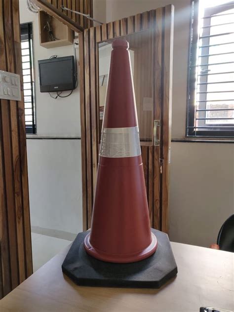 Red Soft Pvc Traffic Cone For Road Safety At Rs 300 Piece In Indore