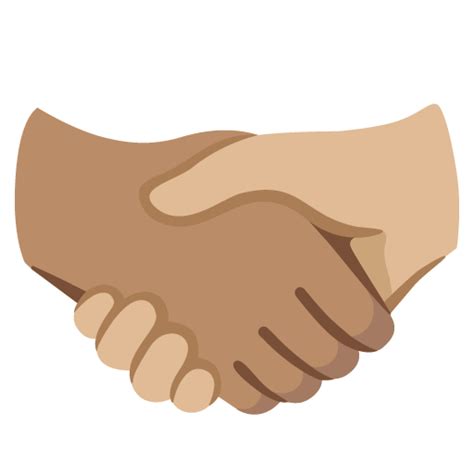 Handshake Medium Skin Tone Medium Light Skin Tone Emoji Meaning