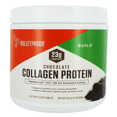 Bulletproof Chocolate Collagen Protein 17 6oz Carlo Pacific