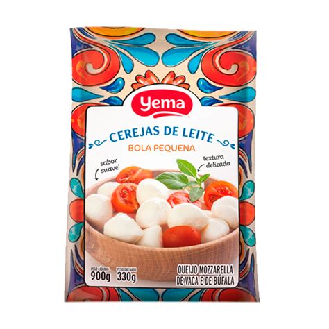 Mussarela Cereja Yema 330gr MegaG Alimentos