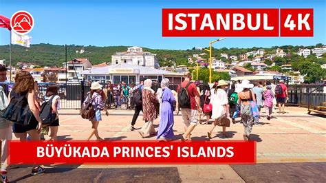 Büyükada Princes Islands Istanbul 2023 Adalar Walking Tour 4k 60fps