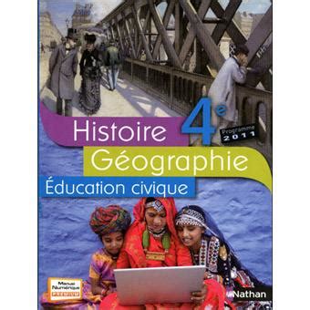 Histoire G Ographie Ducation Civique E Manuel Livre De L