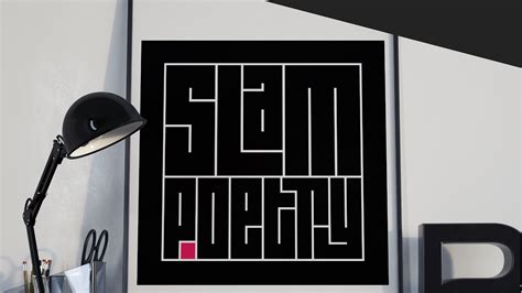 Slam Poetry logo [Self commissioned] on Behance