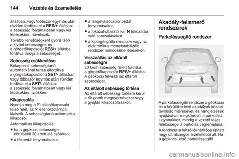 Opel Astra J 20105 Kezelési útmutató In Hungarian 218 Pages Page