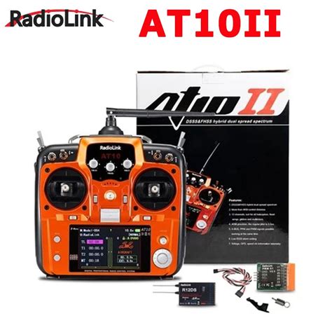 Radiolink At10 Ii 2 4ghz 10ch Rc Transmitter With R12ds Receiver Prm 01