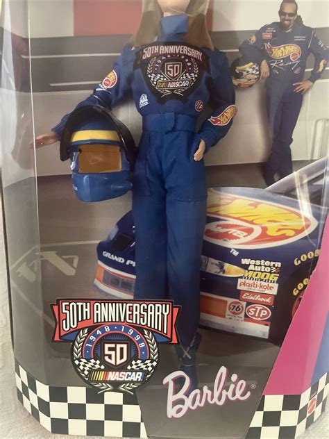 Mavin Mattel Collectible Th Anniversary Nascar Barbie Doll New