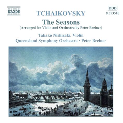 Tchaikovsky The Seasons Arr For Violin And Orchestra CD Opus3a