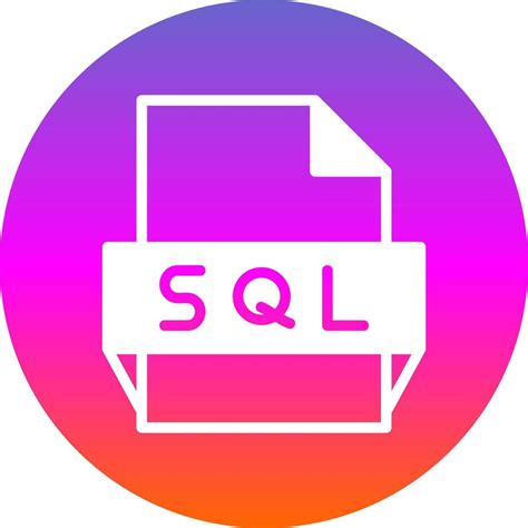 Sql File Format Icon 15990265 Vector Art At Vecteezy